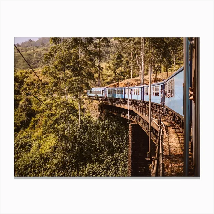 Train Sri Lanka Canvas Print by Florian Schleinig