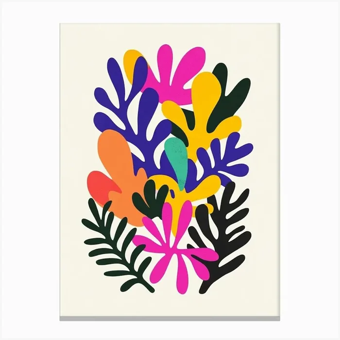 Tropical Leaves 1 Canvas PrintS by Shadesigns