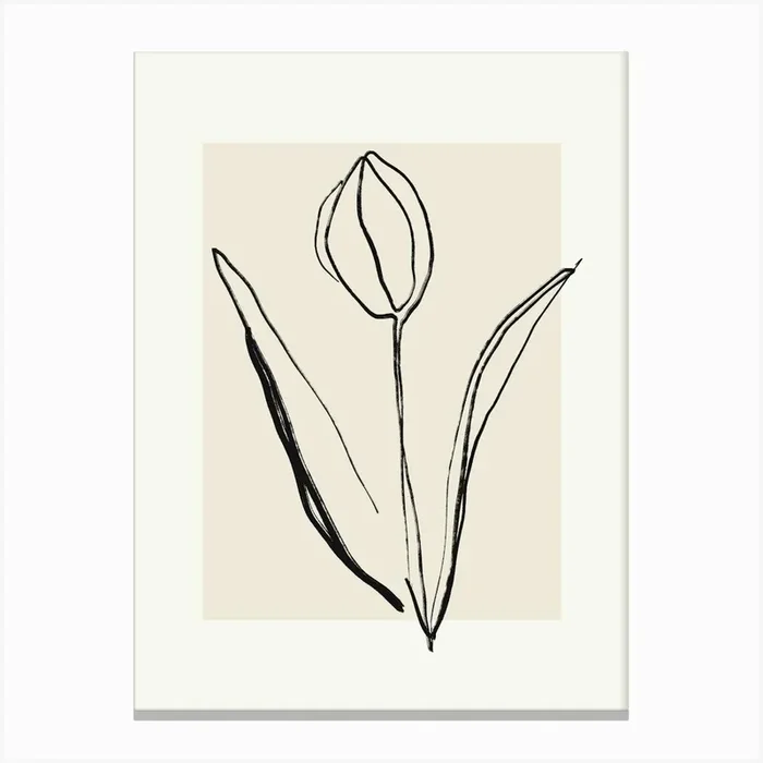 Tulip 4 Canvas Print by Henri Matisse Style Prints