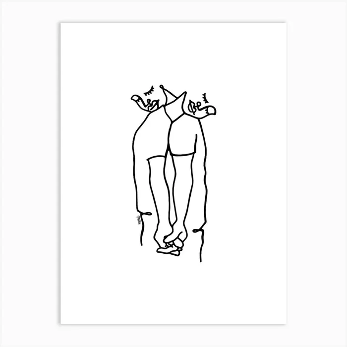 Two Art Print by Ninhol