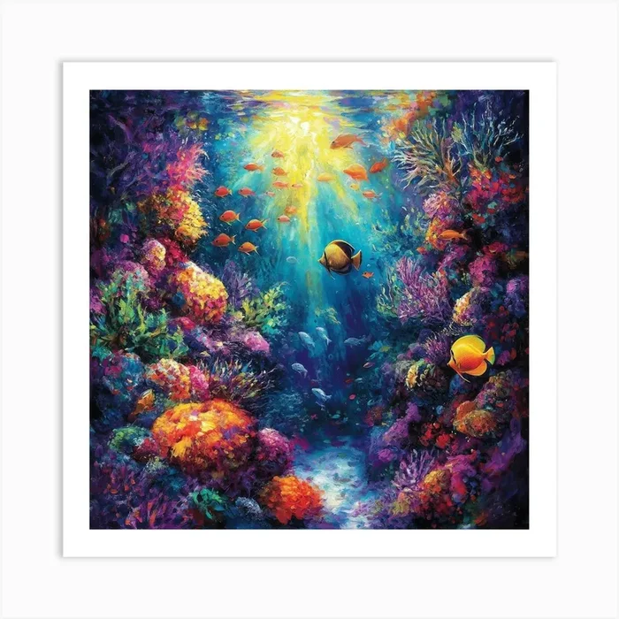 Under The Sea Art Art PrintS by Saiful