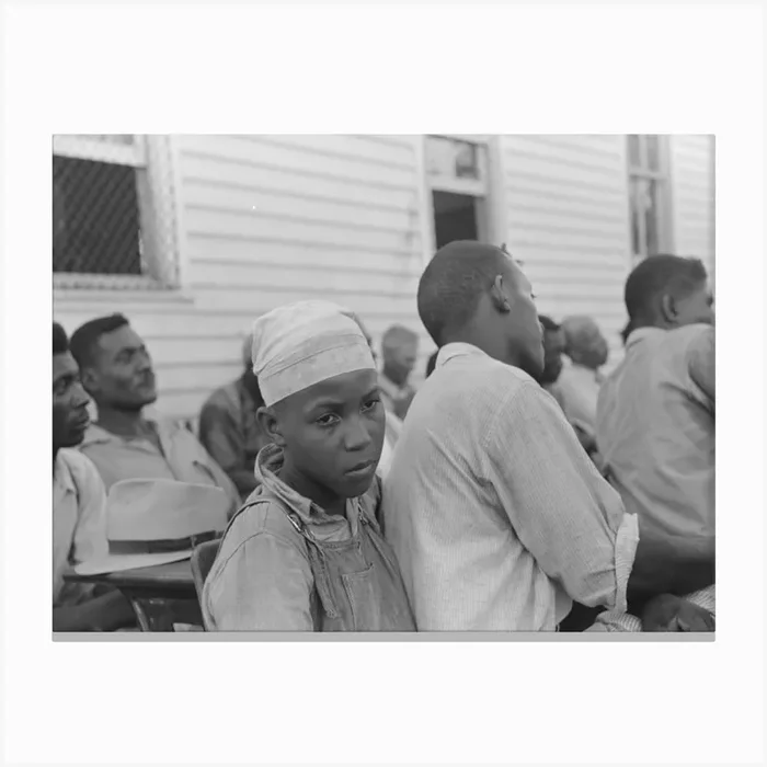 Untitled Photo, Possibly Related To Clients Listening To Talk By Project Manager, Southeast Missouri Farms Canvas Print by Fy! Classic Art Prints and Posters
