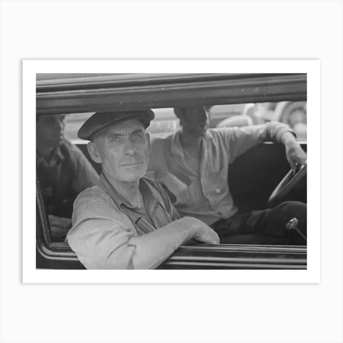 Untitled Photo, Possibly Related To Farmers At Sale Of S,W, Sparlin, Orth, Minnesota By Russell Lee Art Print by Fy! Classic Art Prints and Posters