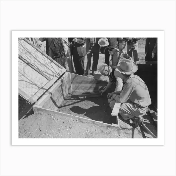 Untitled Photo, Possibly Related To Fsa (Farm Security Administration) Supervisor And A Rehabilitation Borrow 1 Art Print by Fy! Classic Art Prints and Posters