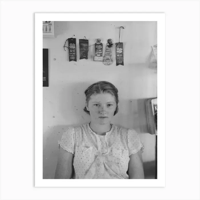 Untitled Photo, Possibly Related To Lois Stagg Who With Her Husband Rents And Runs The Cafe, Both She And Her Husba Art Print by Fy! Classic Art Prints and Posters
