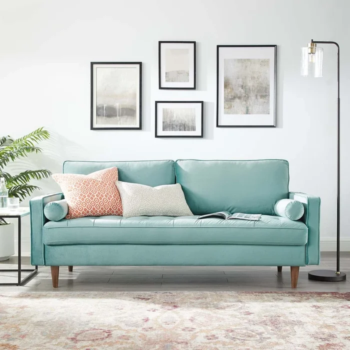 Valour Performance Velvet Sofa by Modway