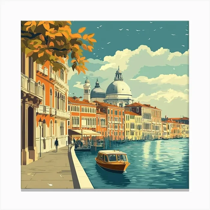 Venice, Italy Art Canvas PrintS by Saiful