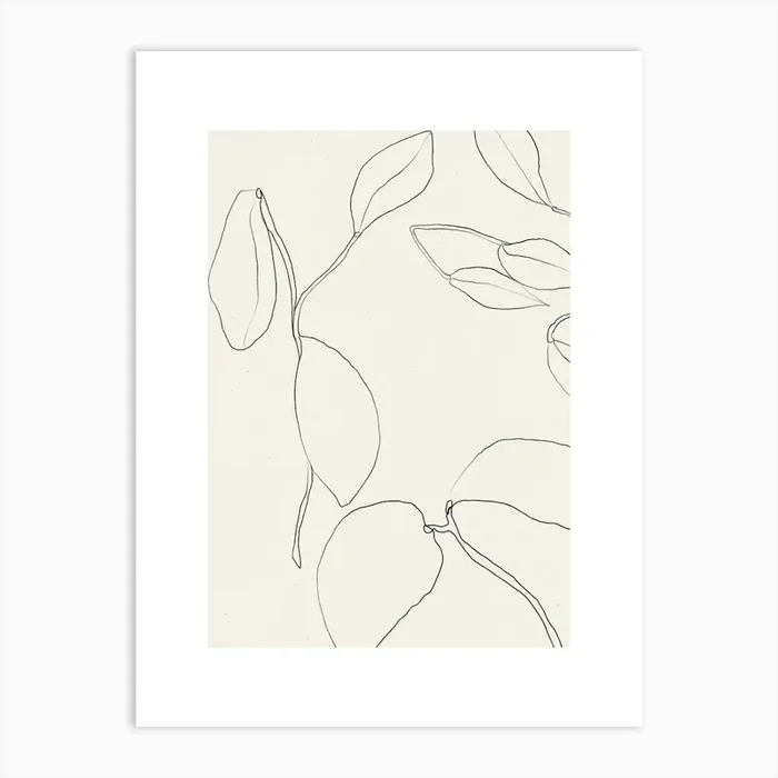 Vie Simple No 26 Art Print by Treechild