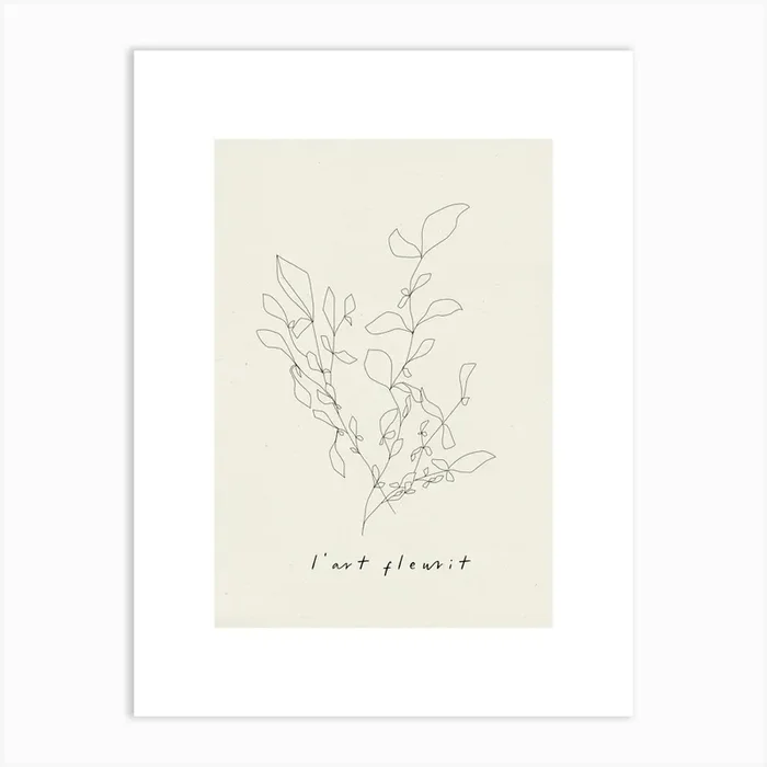Vie Simple No 29 Art Print by Treechild