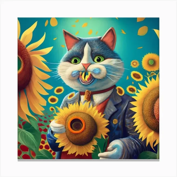 Vincent Who? Canvas PrintL by LuciaGeorge