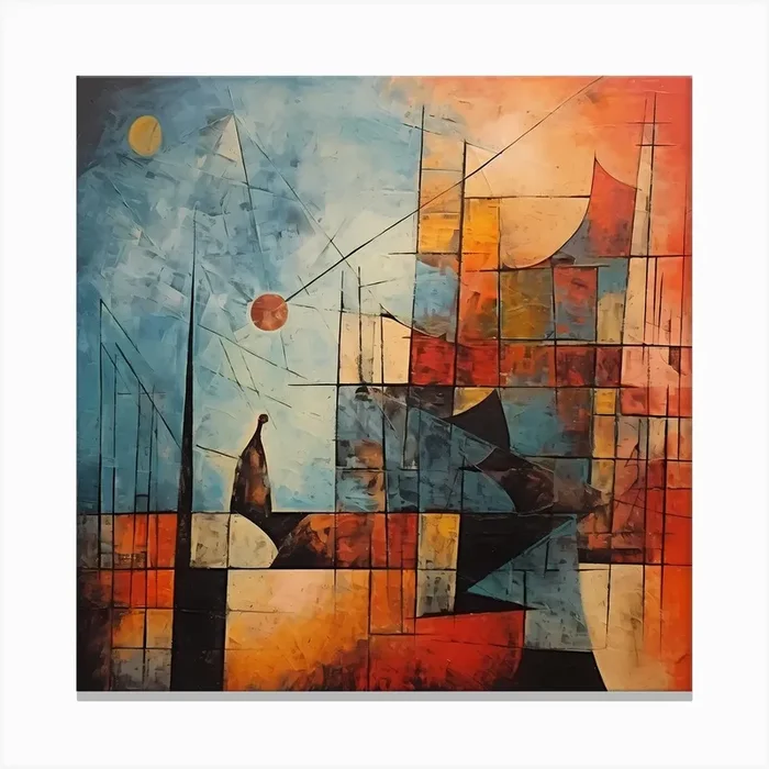Vintage Vistas Canvas Print by Quantum Vivid Digital Art