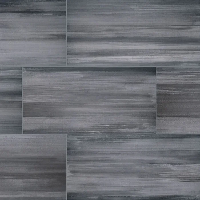 Watercolor Graphite Porcelain Tile