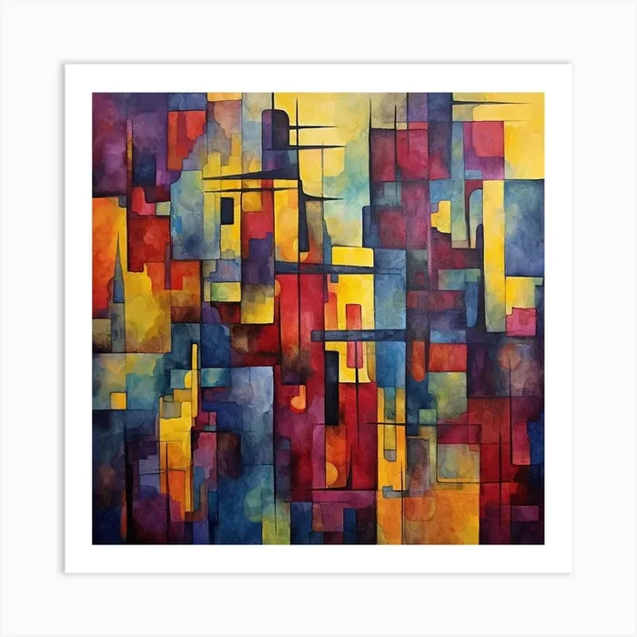 Watercolor Melancholia Art Print by Quantum Vivid Digital Art