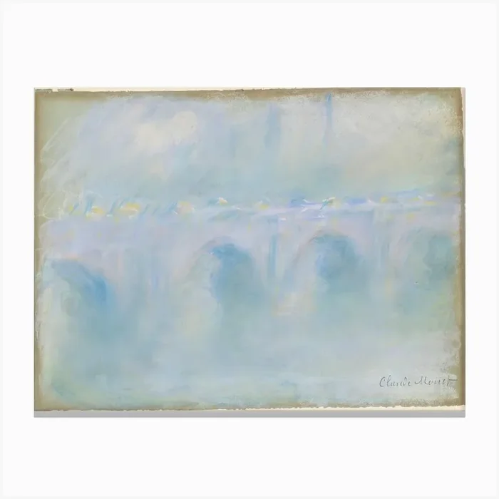 Waterloo Bridge (1901), Claude Monet Canvas Print by Fy! Classic Art Prints and Posters