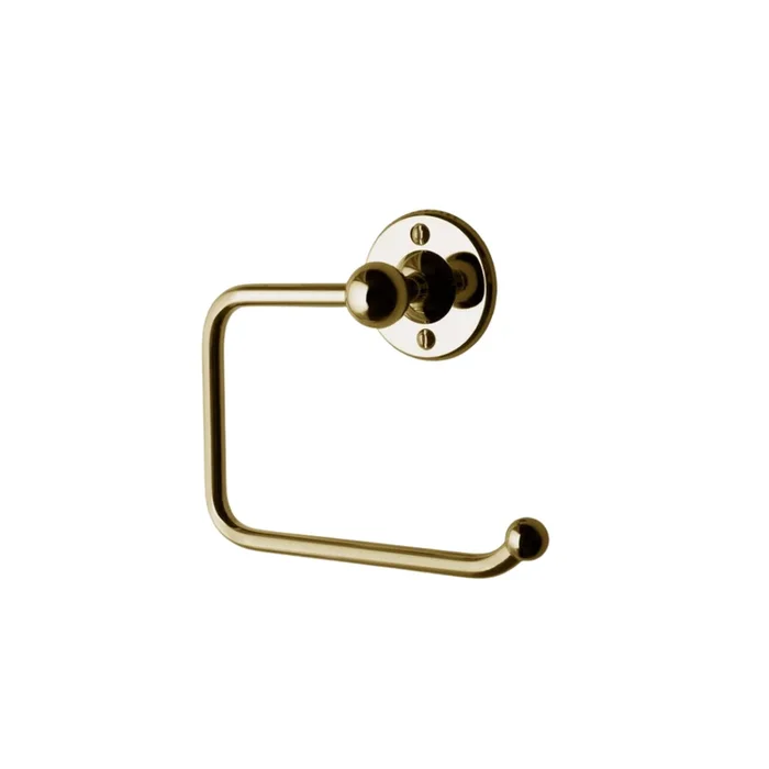 Waterworks Highgate Swing Arm Paper Holder in Brass