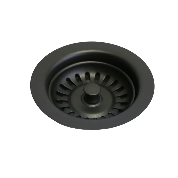 Waterworks Universal Kitchen Sink Strainer 3 1/2 ” in Dark Brass