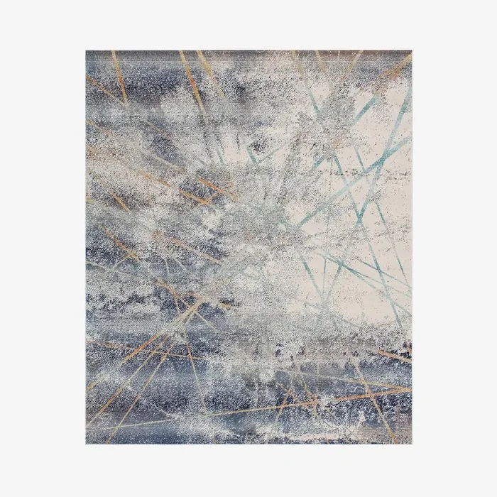 Webster Pete Rug – Ivory / Blue by Noori Rugs