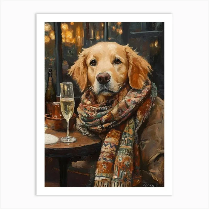 Whimsical Dogs 26 Art PrintSC by S.K. Coghlan