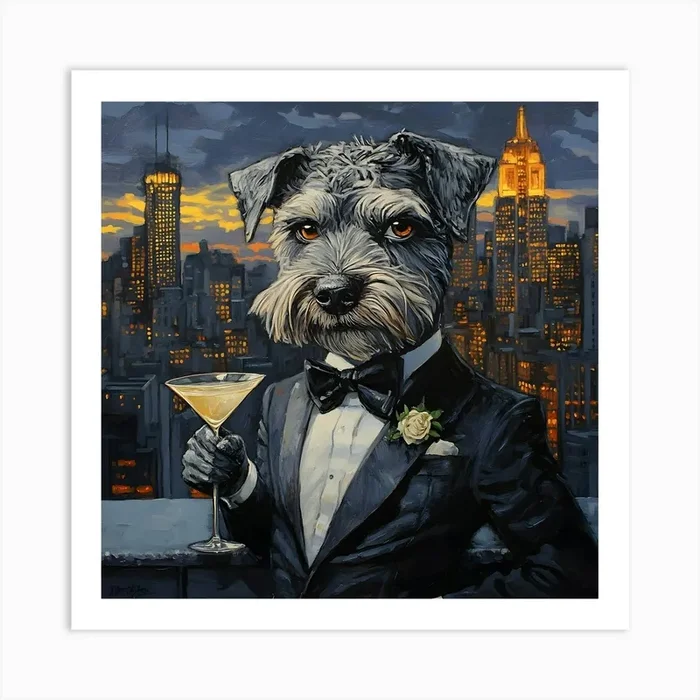 Whimsical Dogs 59 Art PrintSC by S.K. Coghlan