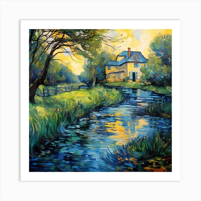 Whispers of Nature Art Print by Quantum Vivid Digital Art
