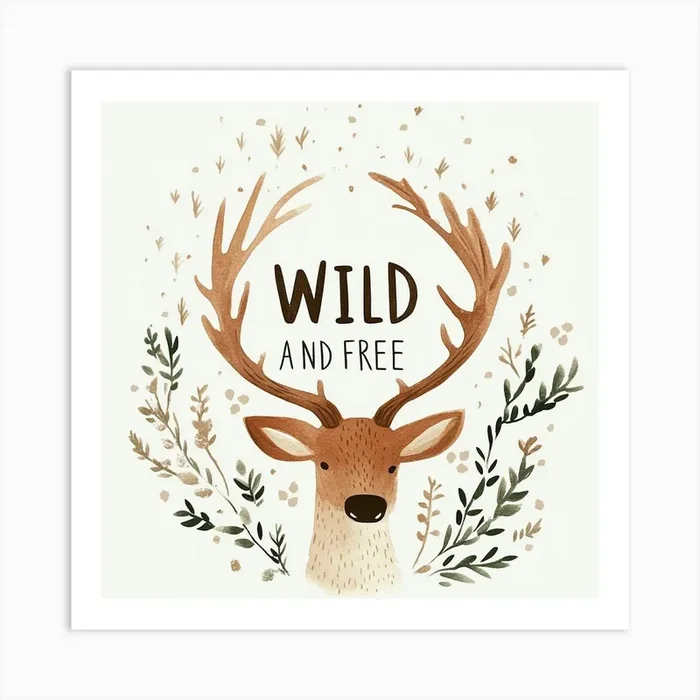 Wild And Free No 4 Art Print by Treechild