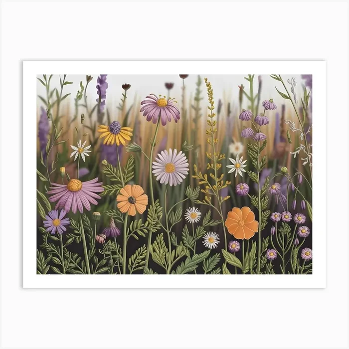 Wildflowers 34 Art Print by Art shop