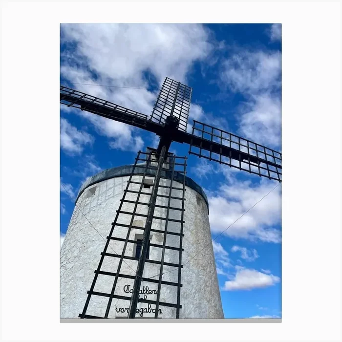 Windmill Canvas Print by the Limón