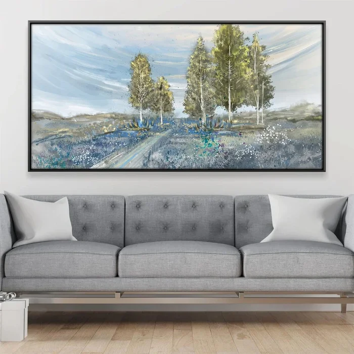 Windswept path Canvas