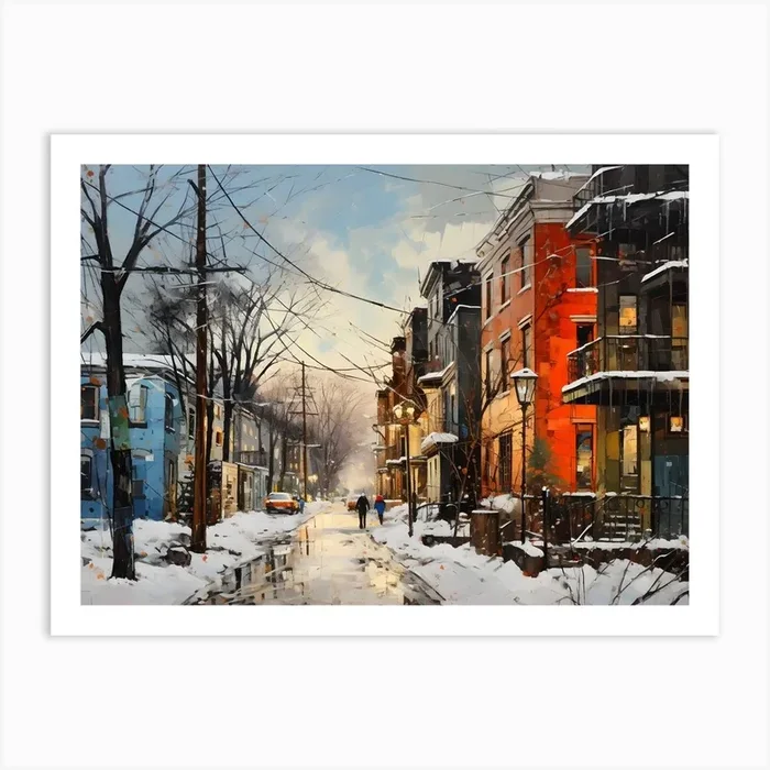 Winter City 2 Art PrintSC by S.K. Coghlan