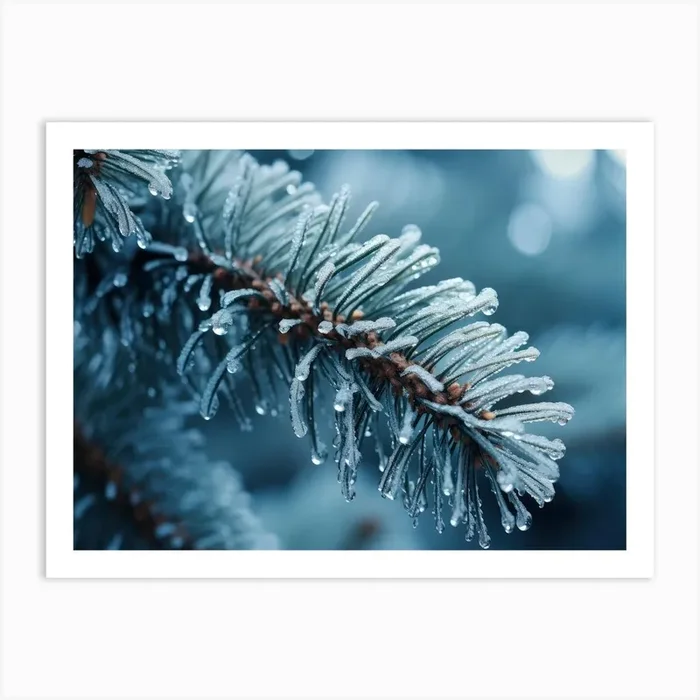 Winter Impressions No 9 Art Print by Treechild