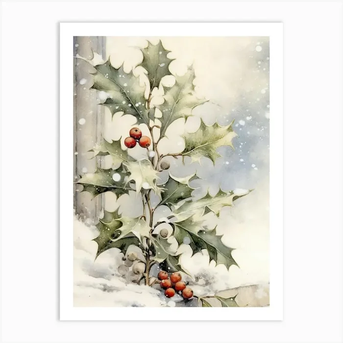 Winter Painting Art Print by Banevici