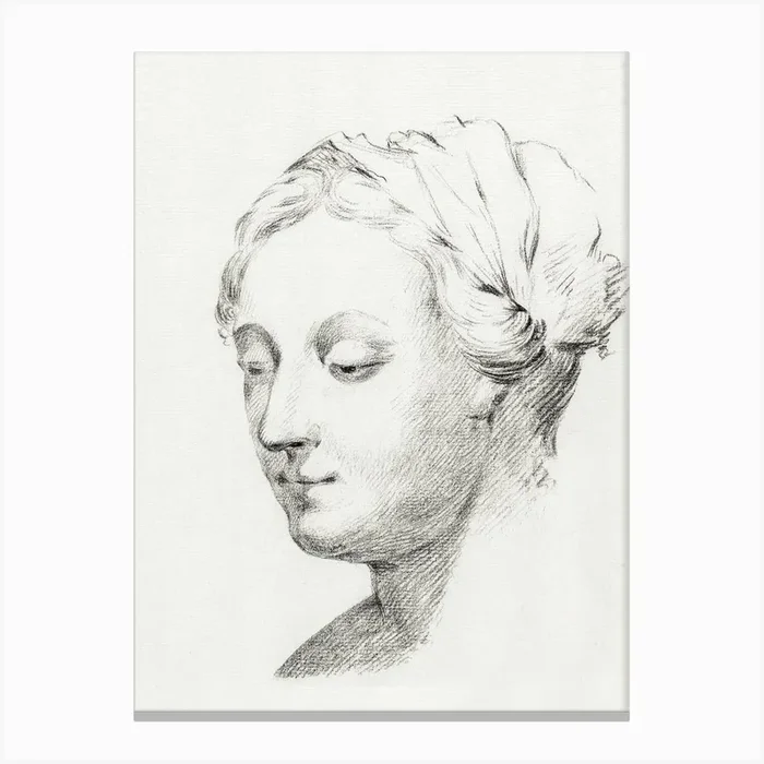 Woman, Jean Bernard Canvas Print by Fy! Classic Art Prints and Posters