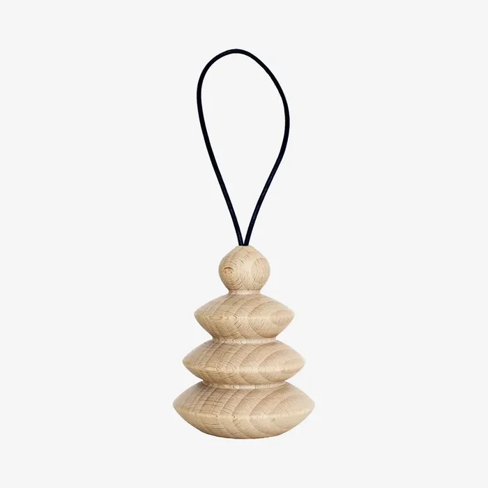 Wooden Christmas Tree Hanger – Nº. 5 – Ocean Blue by 5mm Paper