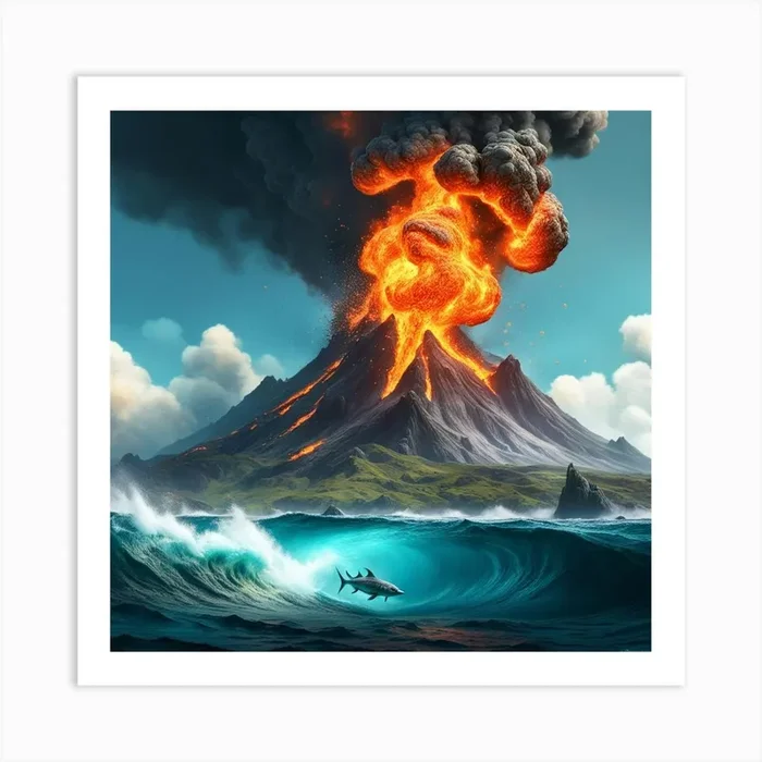 WORLD ENDING Art Print by Duwoo