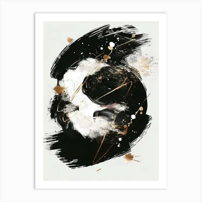 Yin Yang Art Print by Moving Clouds Art