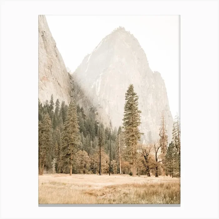 Yosemite Landscape Canvas Print by Boheme At Home