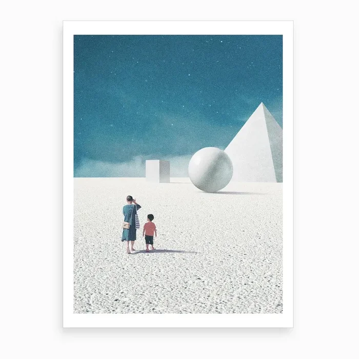 You Taught Me How To Look Around Art Print by Maarten Léon