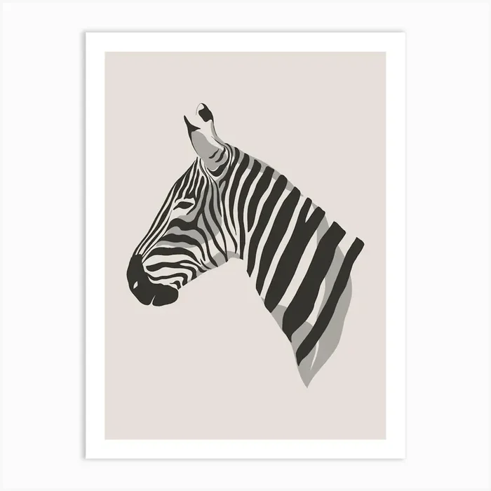 zebra Art Print by September23rd