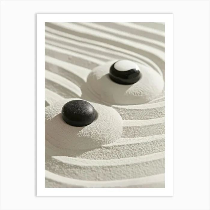 Zen Garden 2 Art Print by Moving Clouds Art
