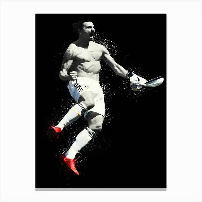 Zlatan Ibrahimovic 1 Canvas Print by SonDavid